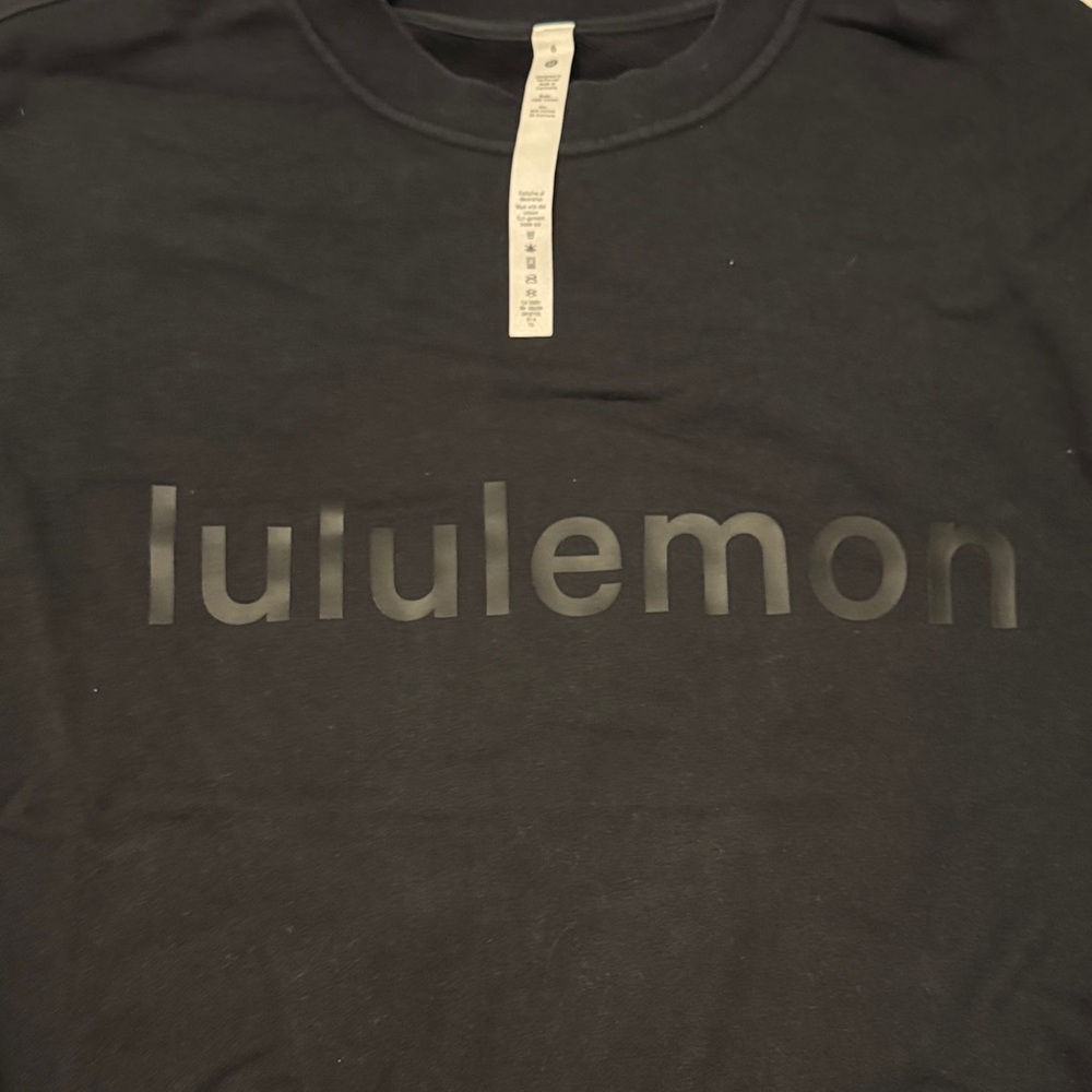 lululemon athletica Black Sweatshirt